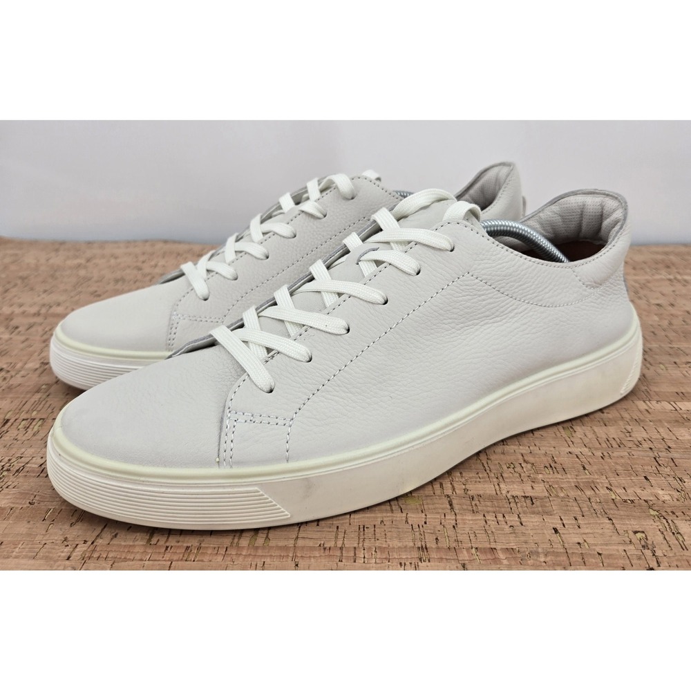 ECCO Street Tray Classic Sneakers Mens 11-11.5 EU 45 White Leather